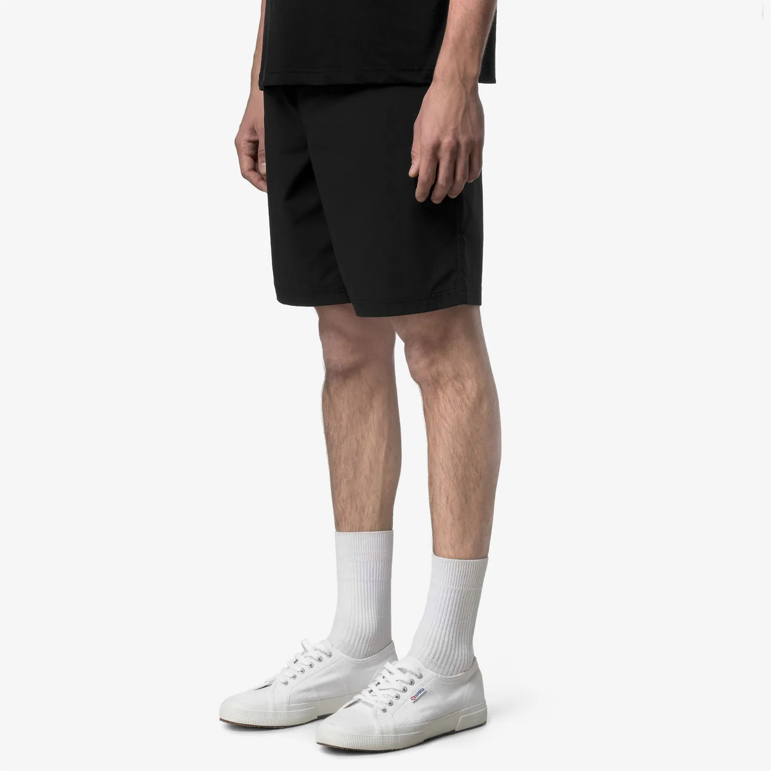 K-Way Nesilier Travel pantaloni scurti negri impermeabili