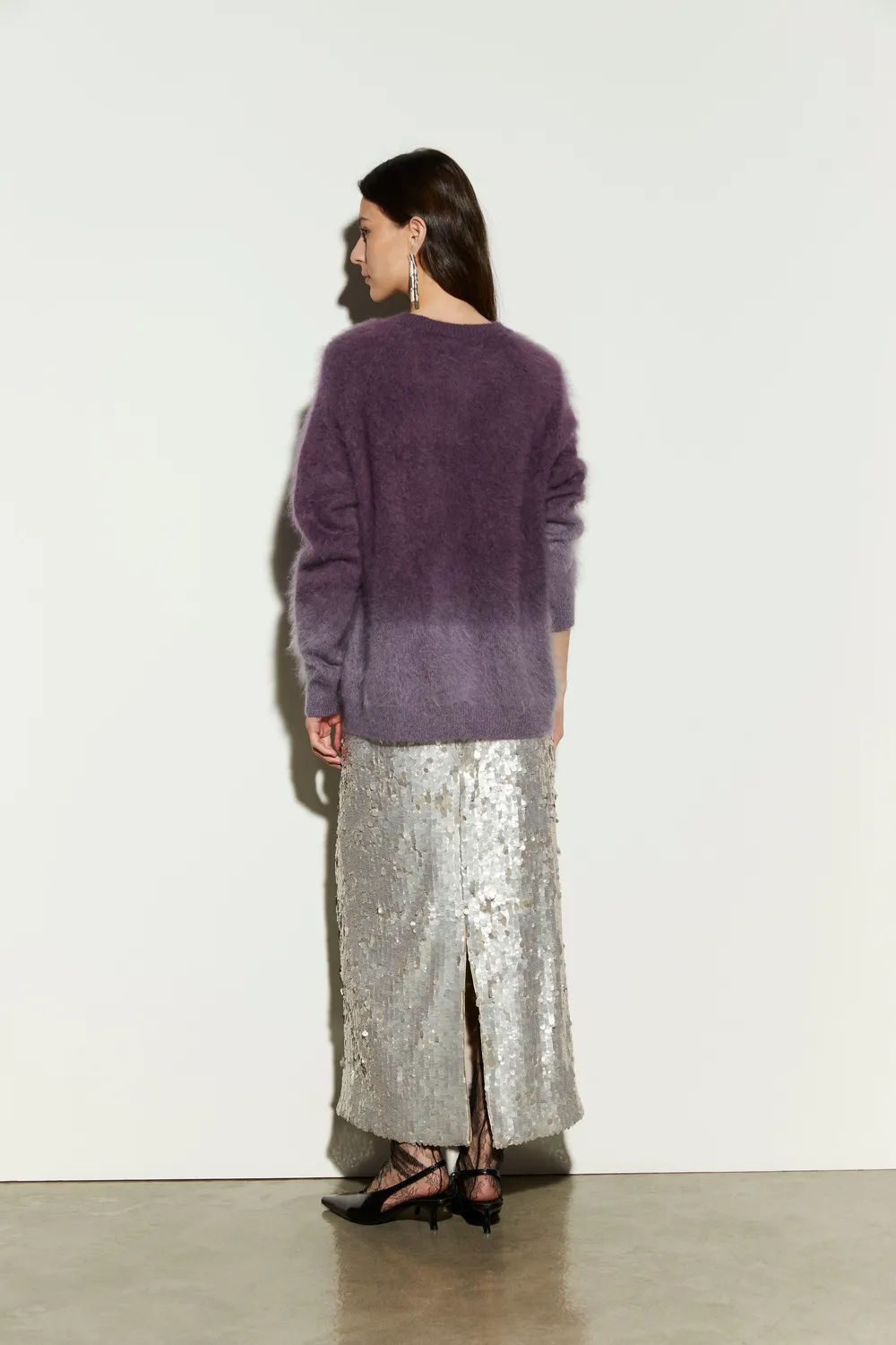 Isabelle Blanche Sweater pulover degrade casmir M