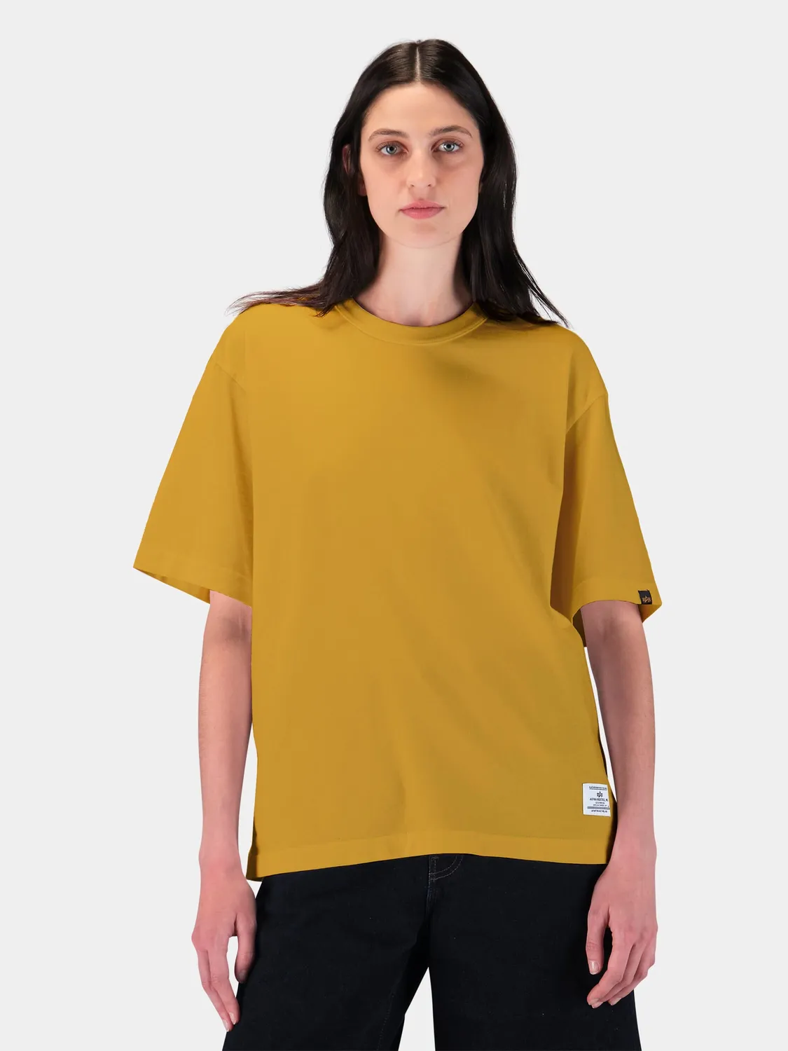 Alpha Industries Relaxed Short Sleeve Tee tricou bumbac Moss