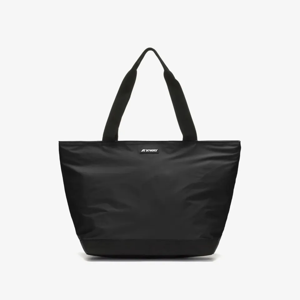 K-Way Clere tote bag negru impermeabil