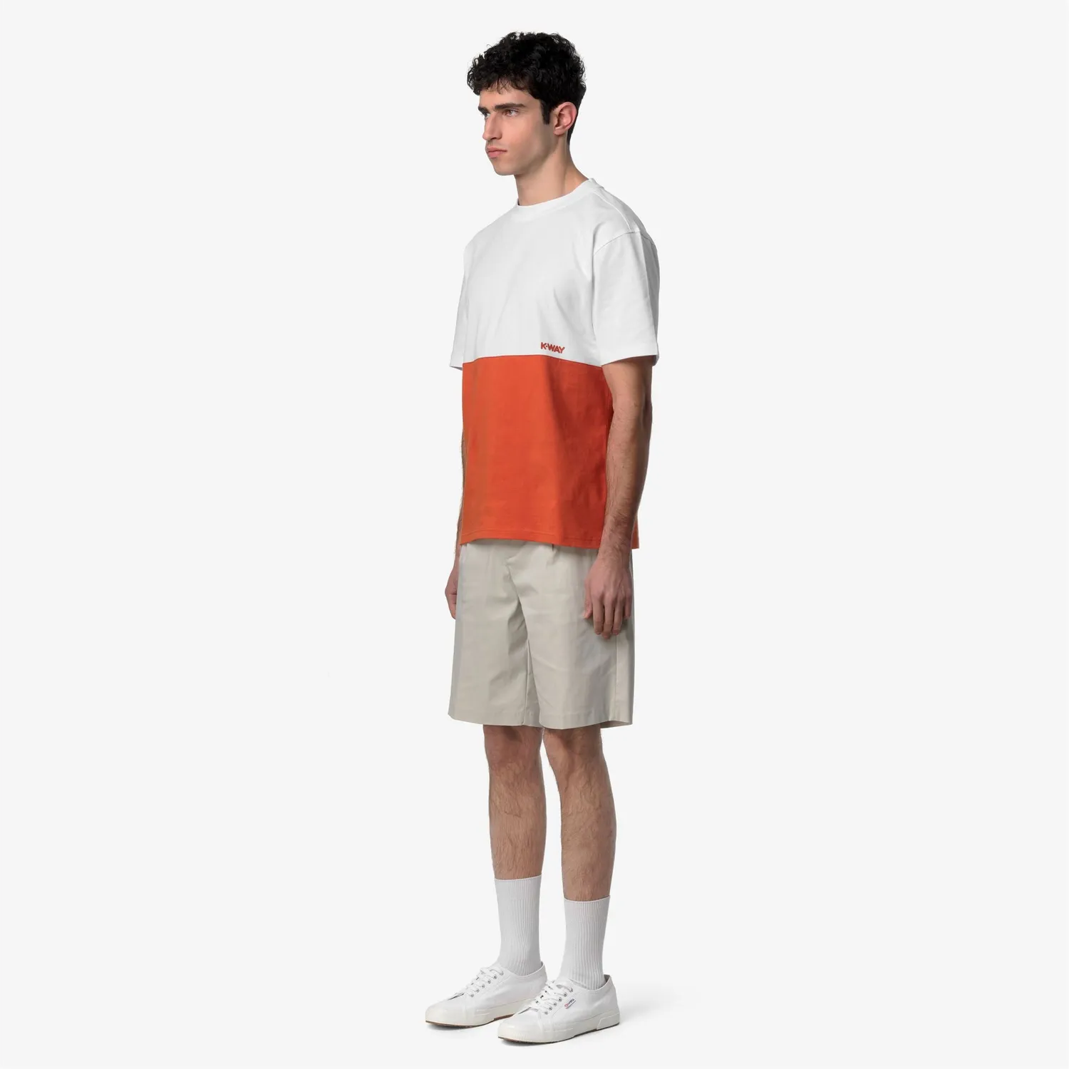 K-Way Solo Jersey tricou barbati portocaliu bumbac 180g