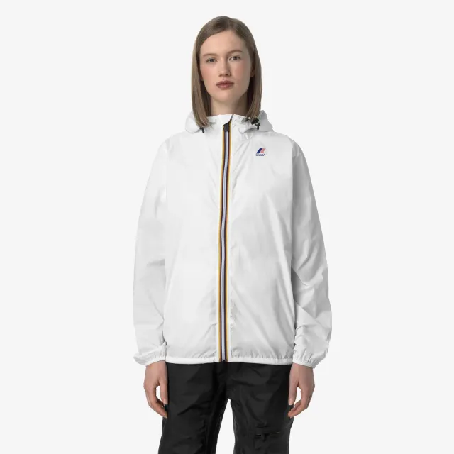 K-Way Le Vrai Claude geaca ploaie unisex White pliabila