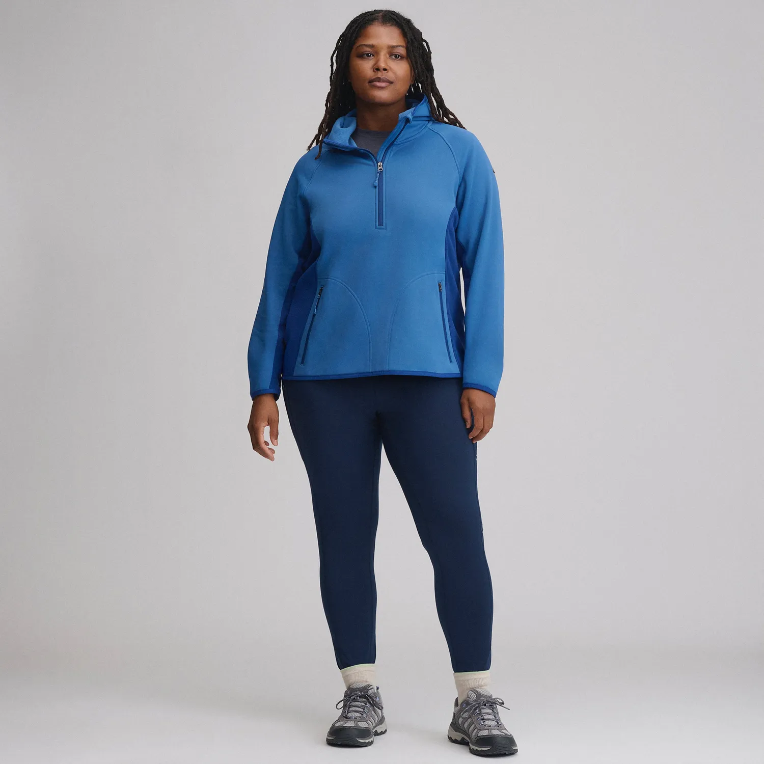 Eddie Bauer Pursuit Performance hanorac fleece Shell elastic