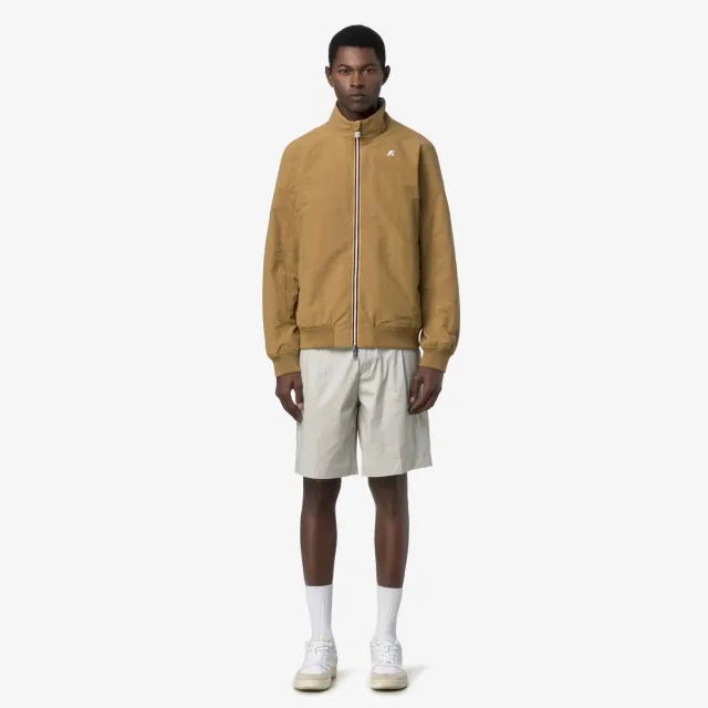 K-Way Arsene Cotton Double geacă bărbați maro reversibilă