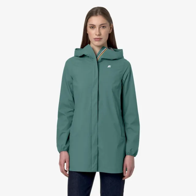 K-Way Sophie Stretch Dot geacă damă verde palmier