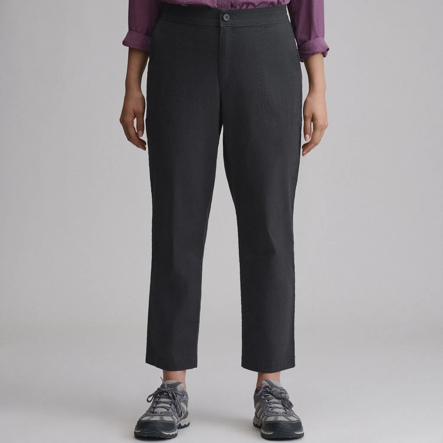 Eddie Bauer Ripstop pantaloni Wine elastici