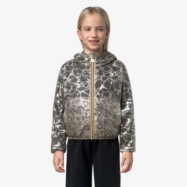 K-Way Laurette Super Light Lami Double geaca fete bej reversibila