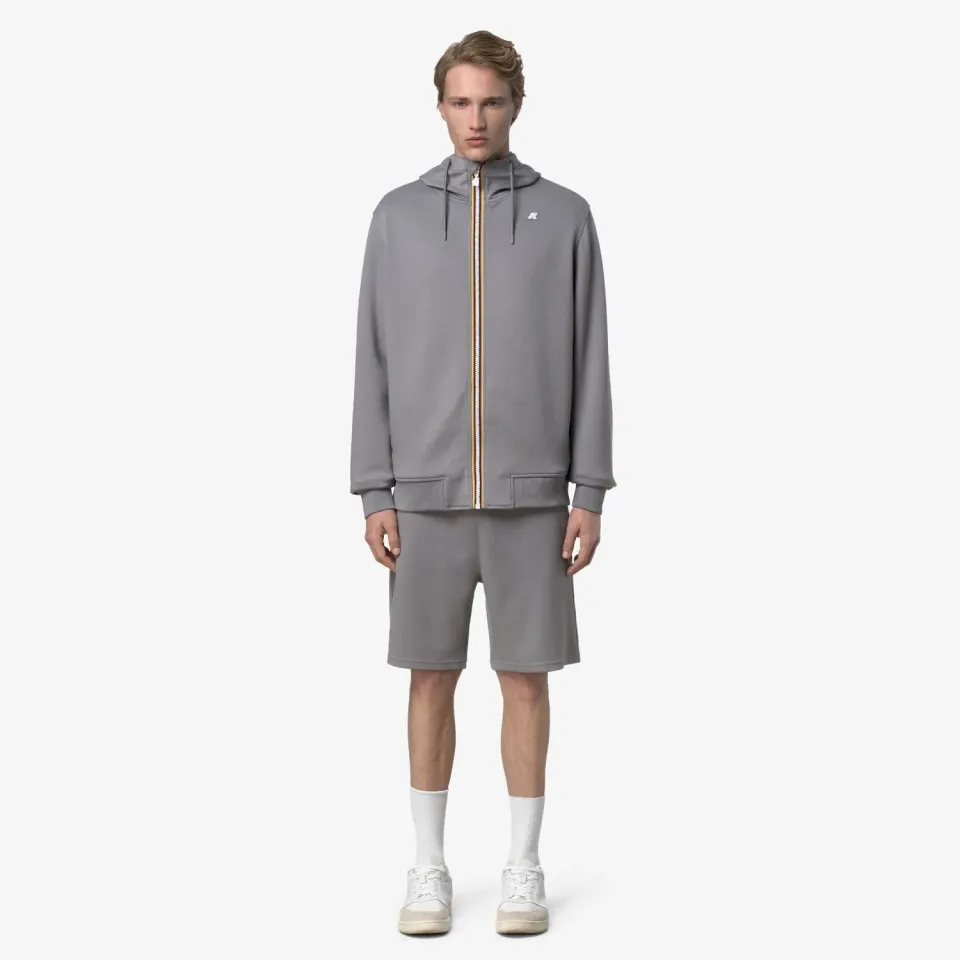 K-Way Rainer geaca barbati gri fleece cu gluga
