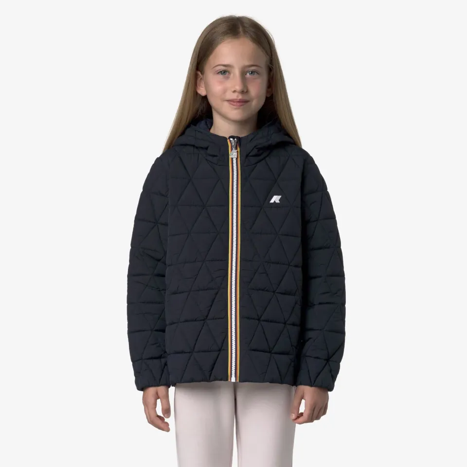 K-Way Madlaine Diamond Quilted Warm geacă fete albastră