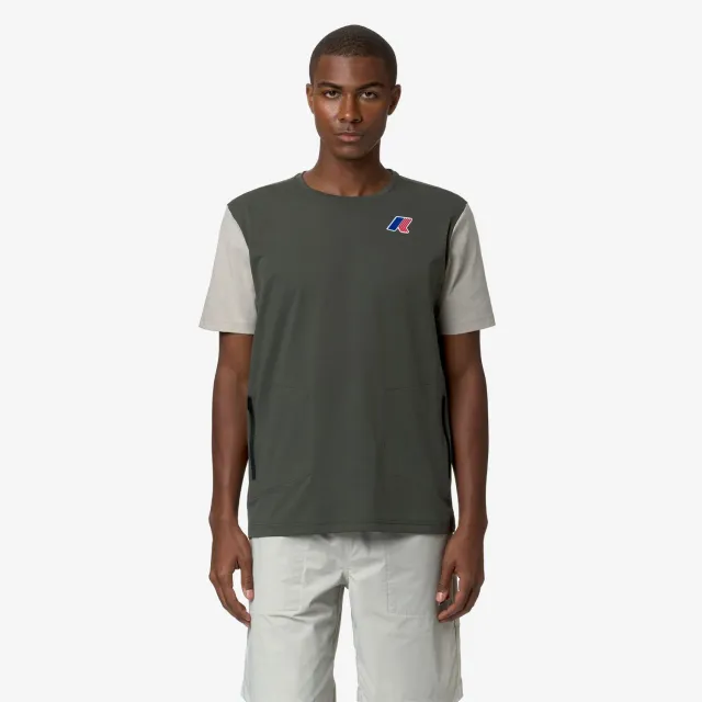 K-Way Seril LF tricou unisex verde protecție UV