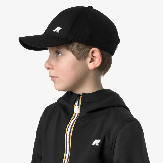 K-Way P. Ily șapcă copii negru bumbac