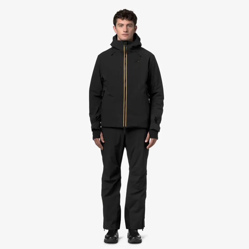 K-Way Queyras 2L pantaloni ski barbati negri captusiti