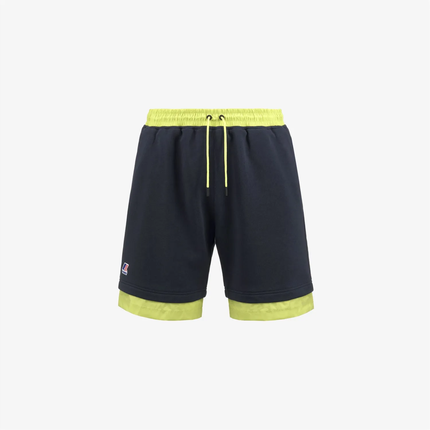 K-Way Le Vrai Nestor Nylon PC pantaloni scurti Blue Depth