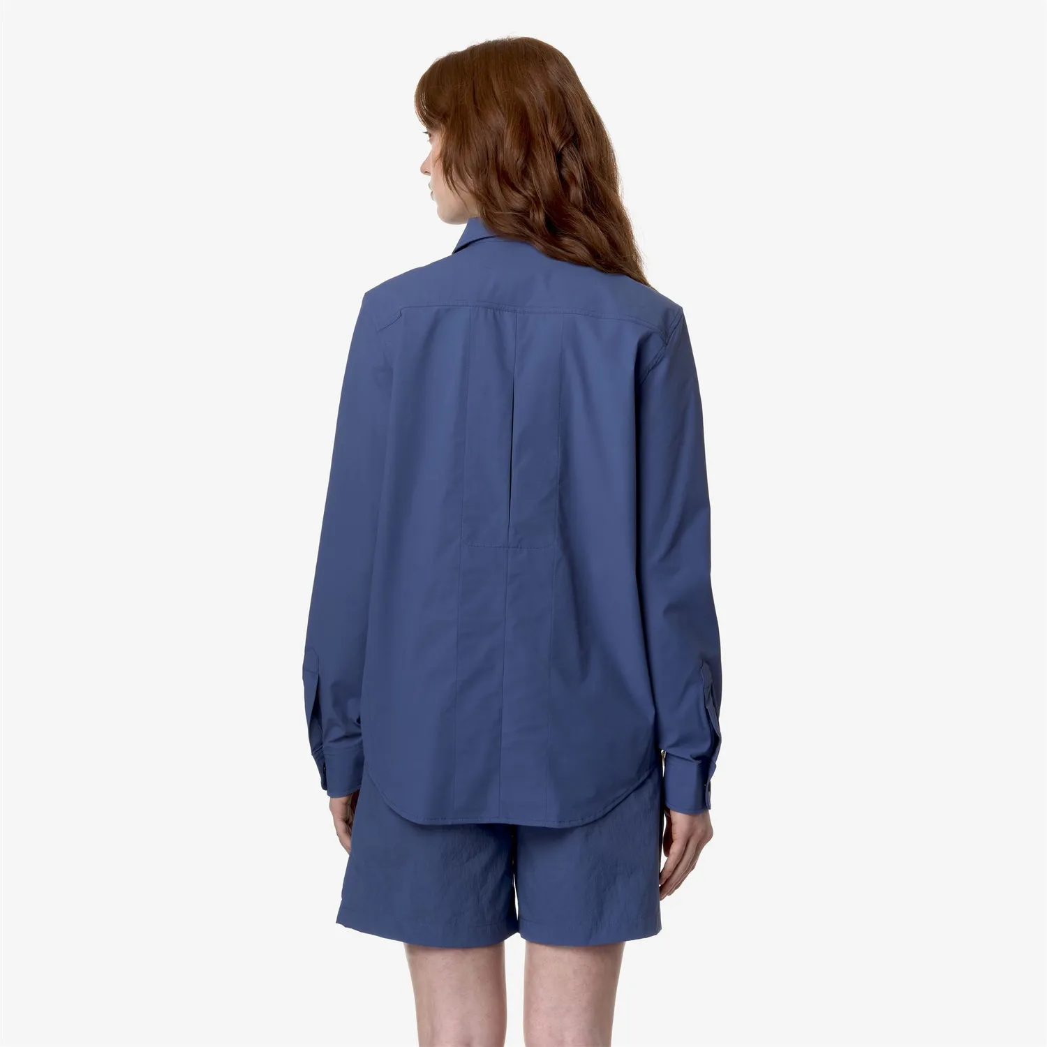 K-Way Seyne camasa unisex albastru stretch
