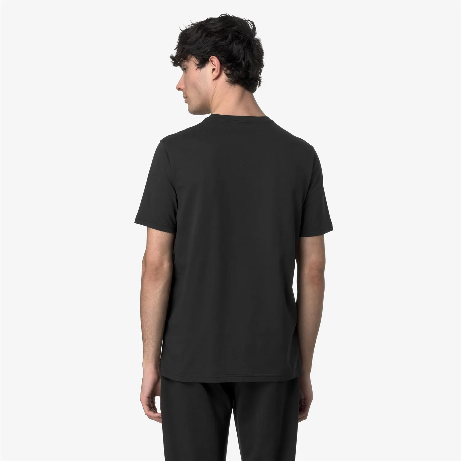 K-Way Odom Jersey Slim tricou negru bărbați