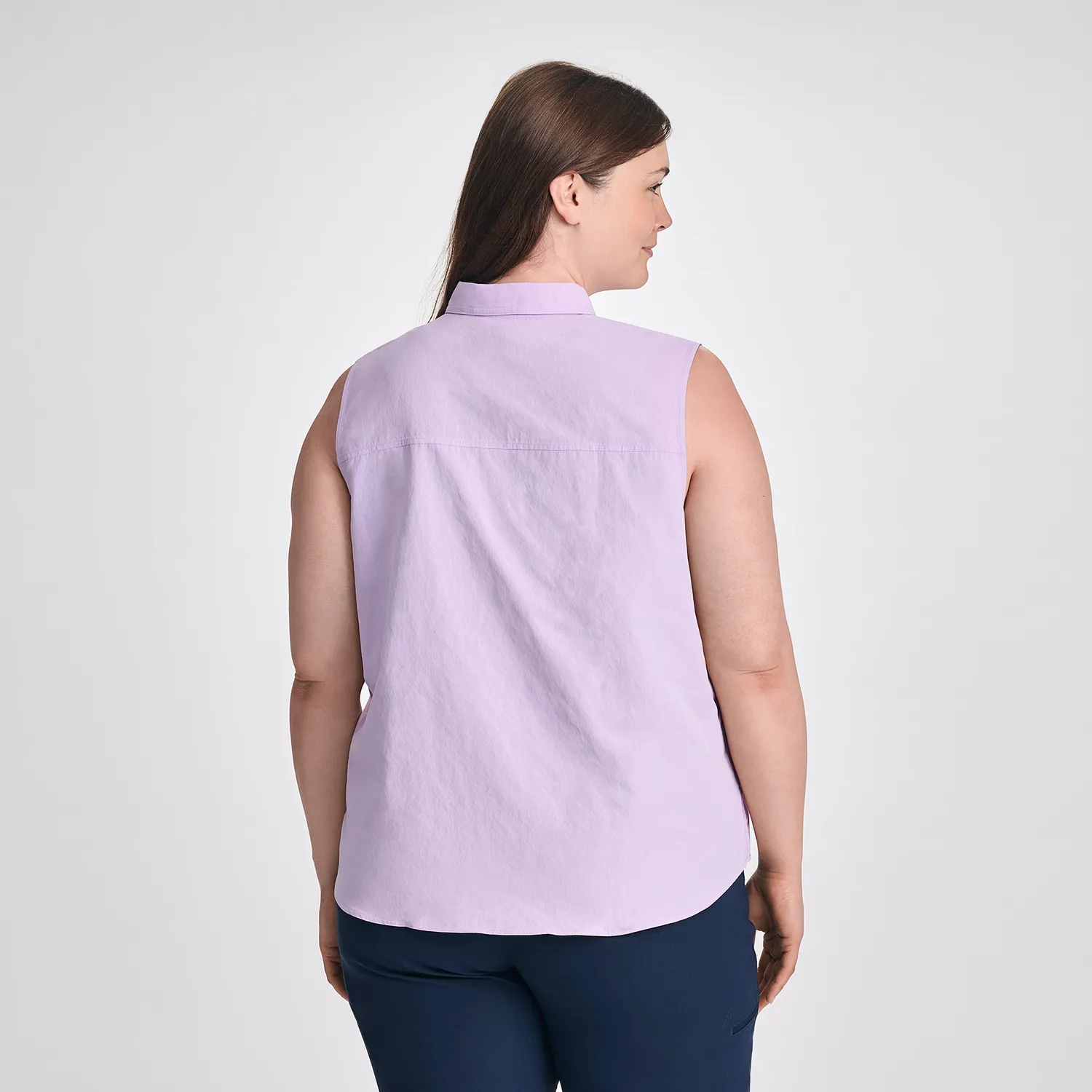 Eddie Bauer Rainier Ripstop camasa dama alba fara maneci