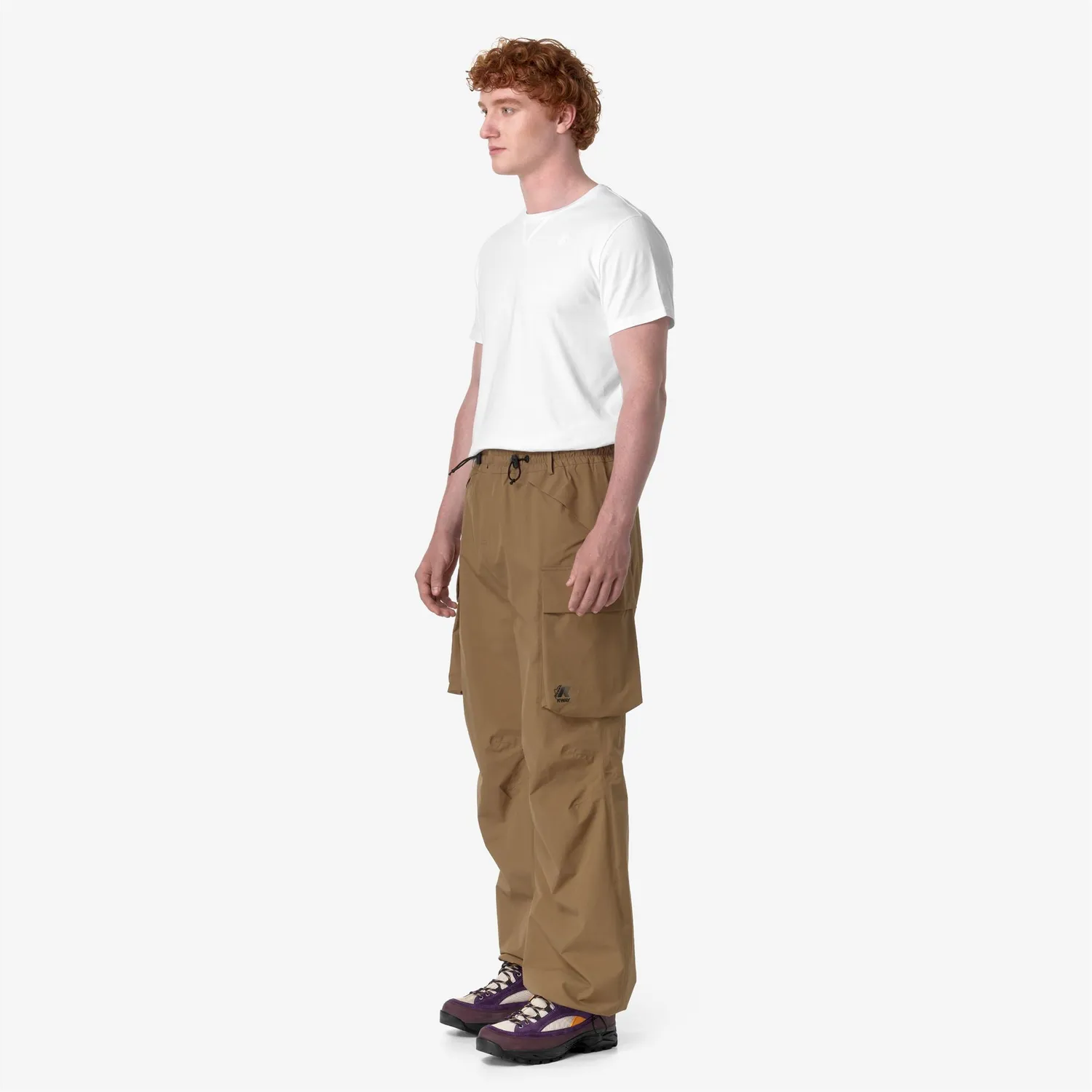 K-Way Amiable Diemme pantaloni cargo maro impermeabili