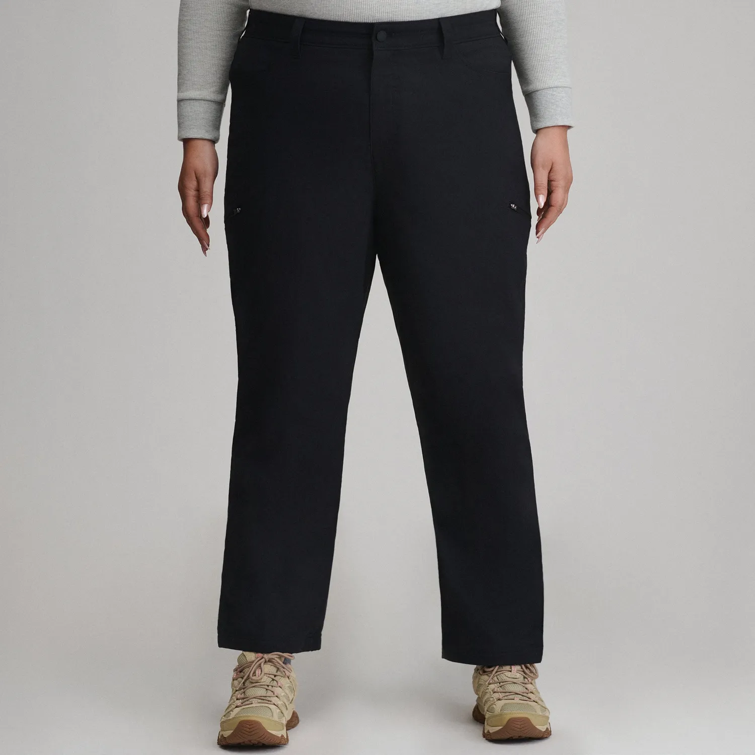 Eddie Bauer Guide Pro pantaloni dama negri captusiti