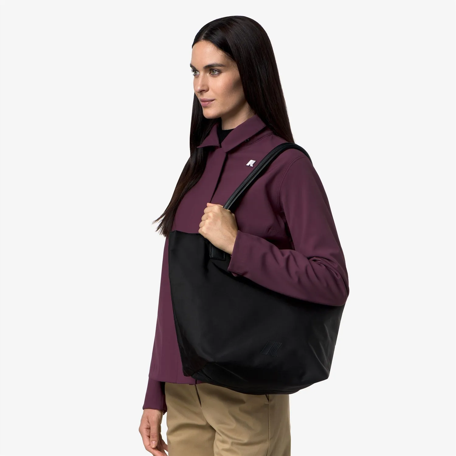 K-Way Amabelle geantă tote Grey Beauty impermeabilă