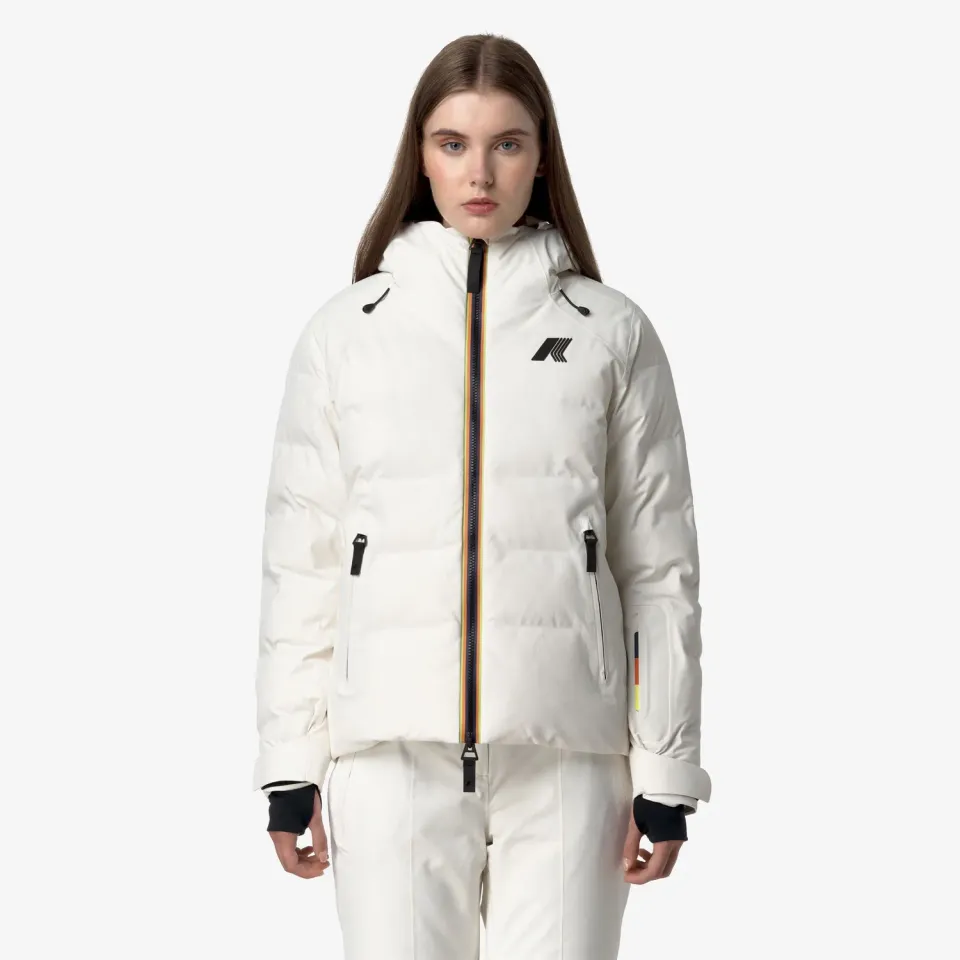 K-Way Tueda geaca schi dama White Gardenia ultra calda