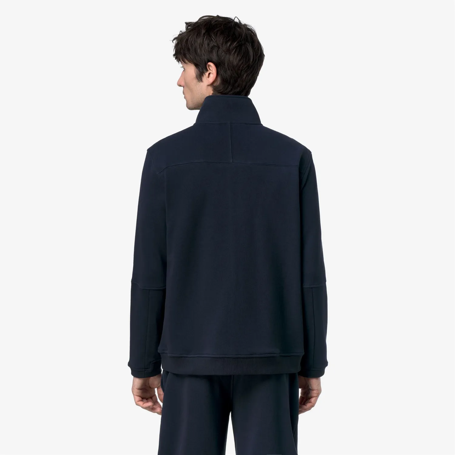 K-Way Pepin Poly Cotton hanorac fleece albastru