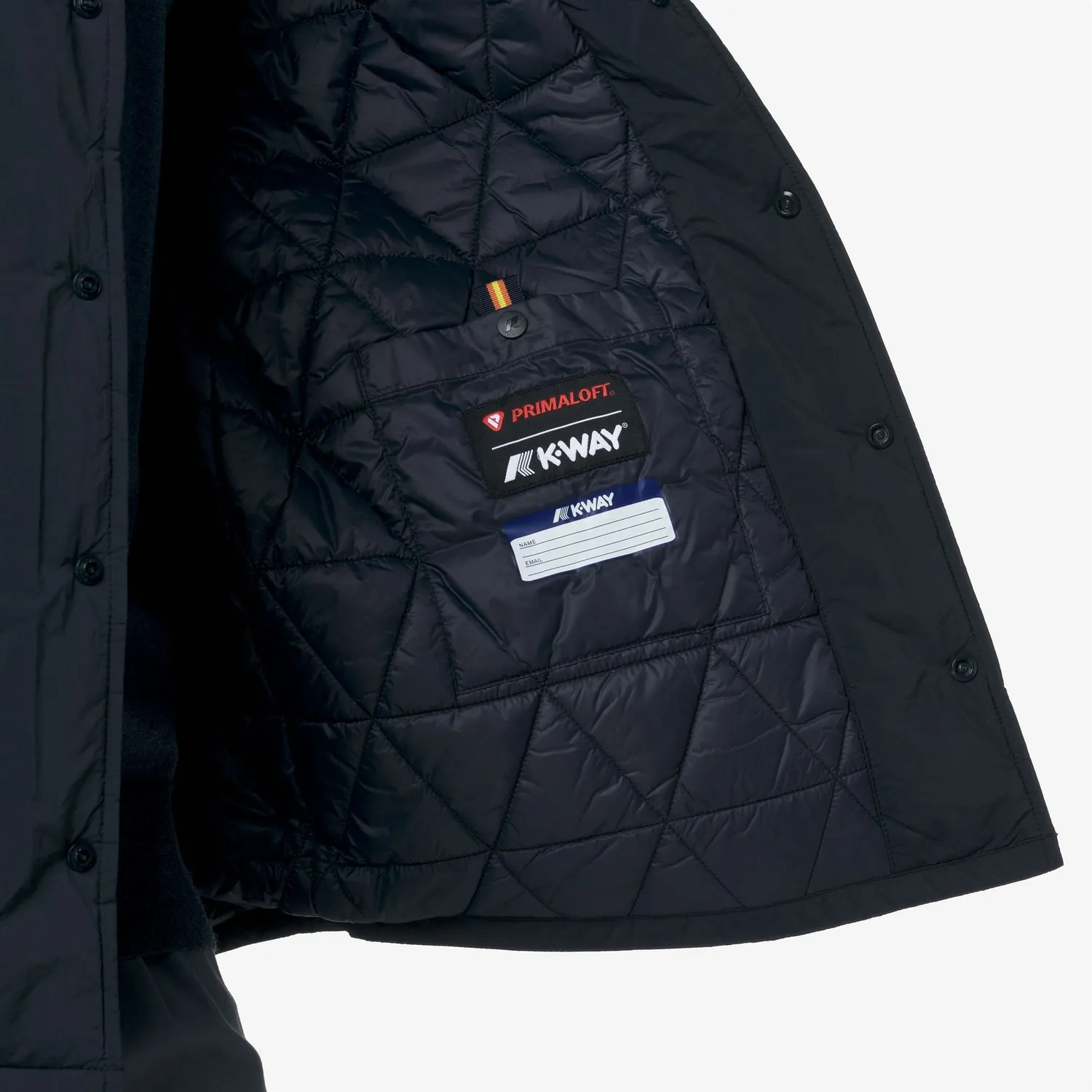 K-Way Umbert Plain Warm camasa Blue Depth calduroasa