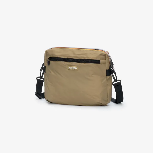 K-Way Moire borsetă bej impermeabilă 22x25 cm