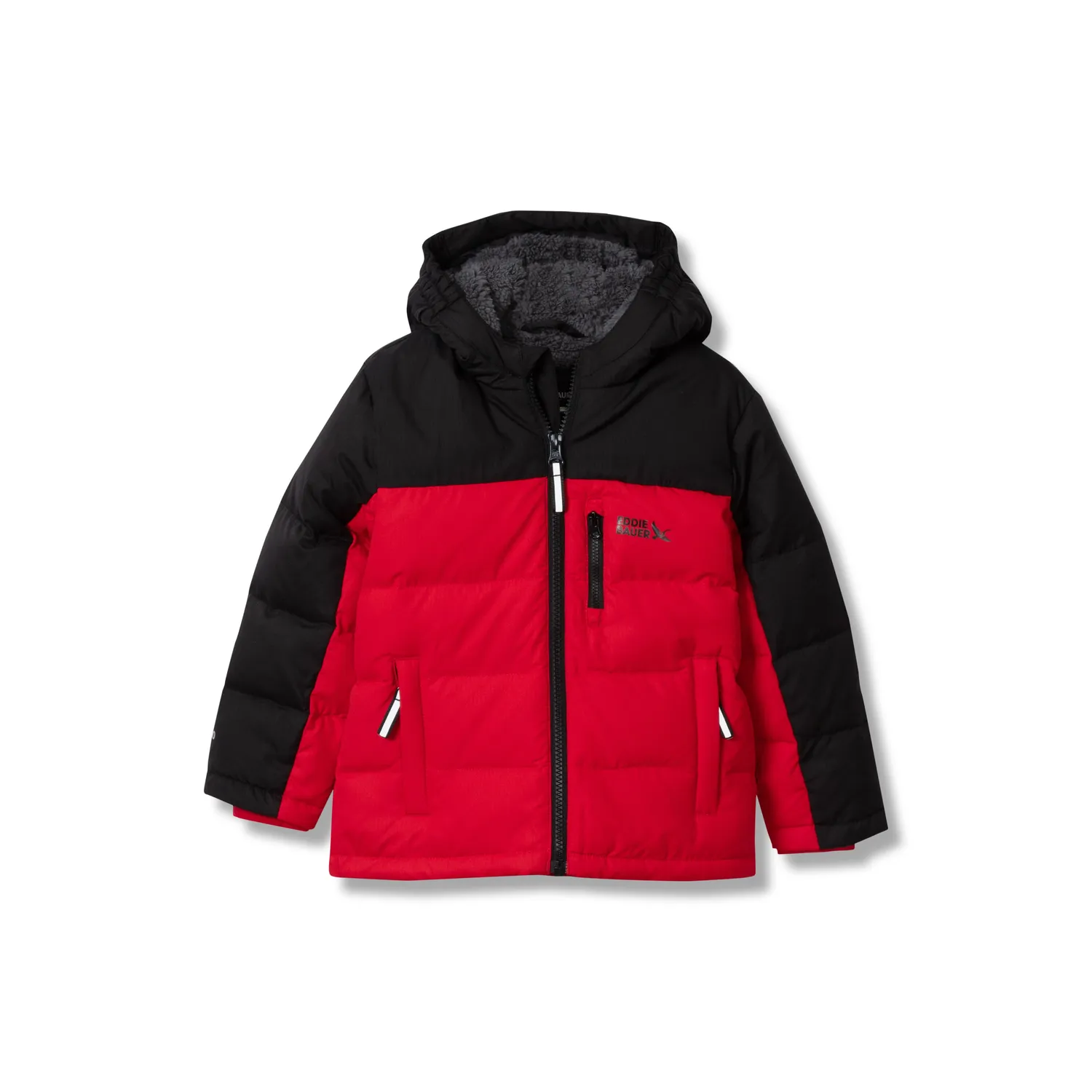 Eddie Bauer Classic Down geaca baieti gri puf 2T