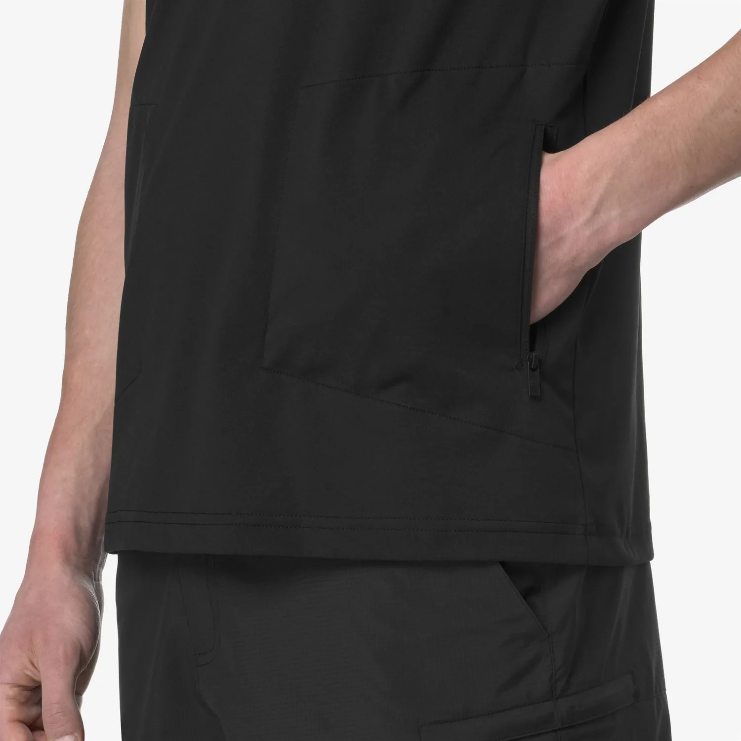 K-Way Seril Coral Gardeners tricou negru pliabil barbati