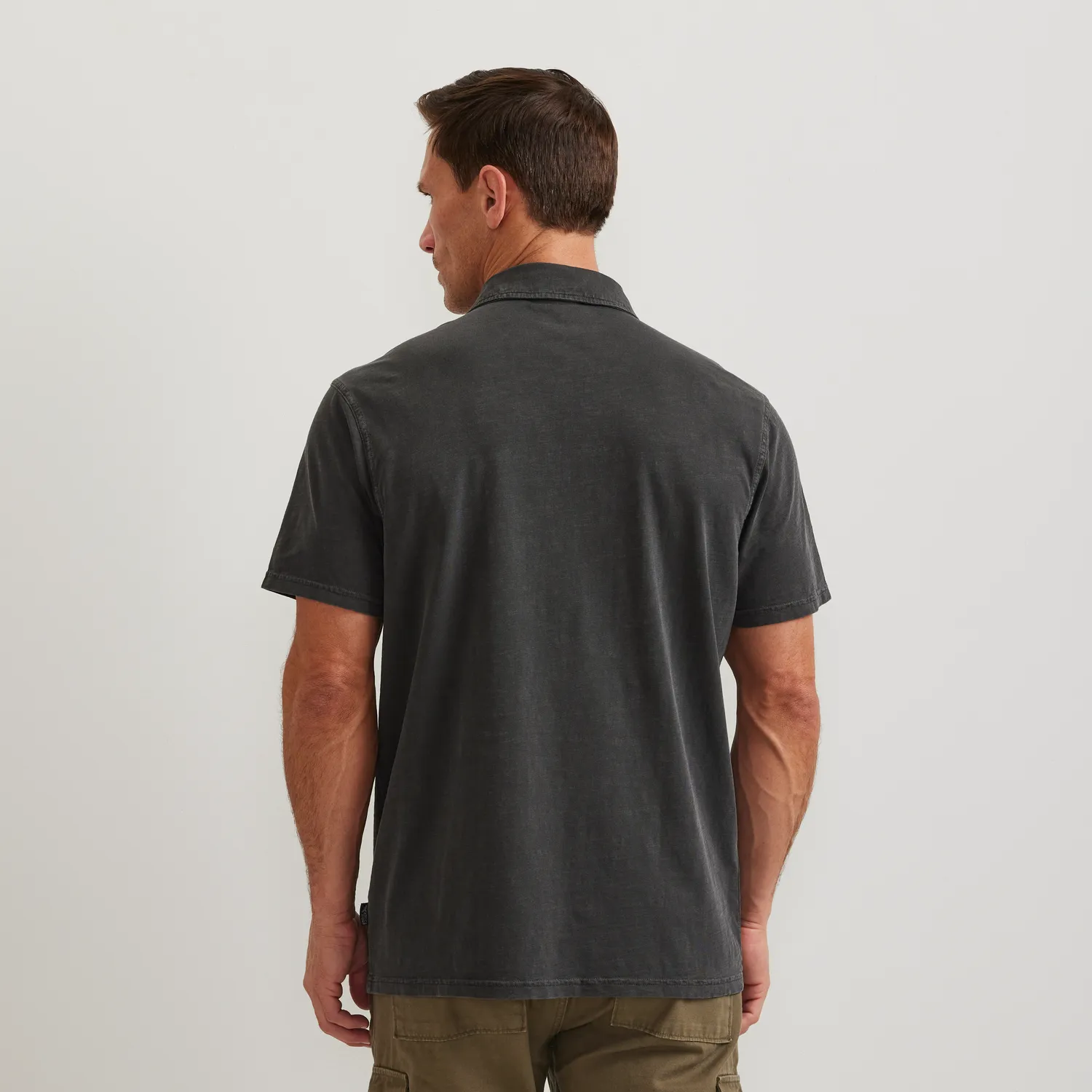 Eddie Bauer Sunwashed tricou polo barbati albastru bumbac