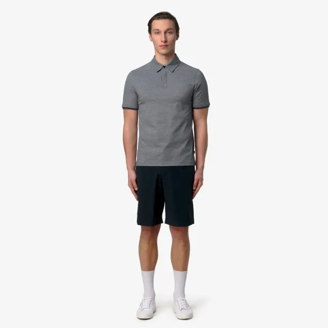 K-Way Vincelle Stretch Co Stripes polo barbati dungi stretch