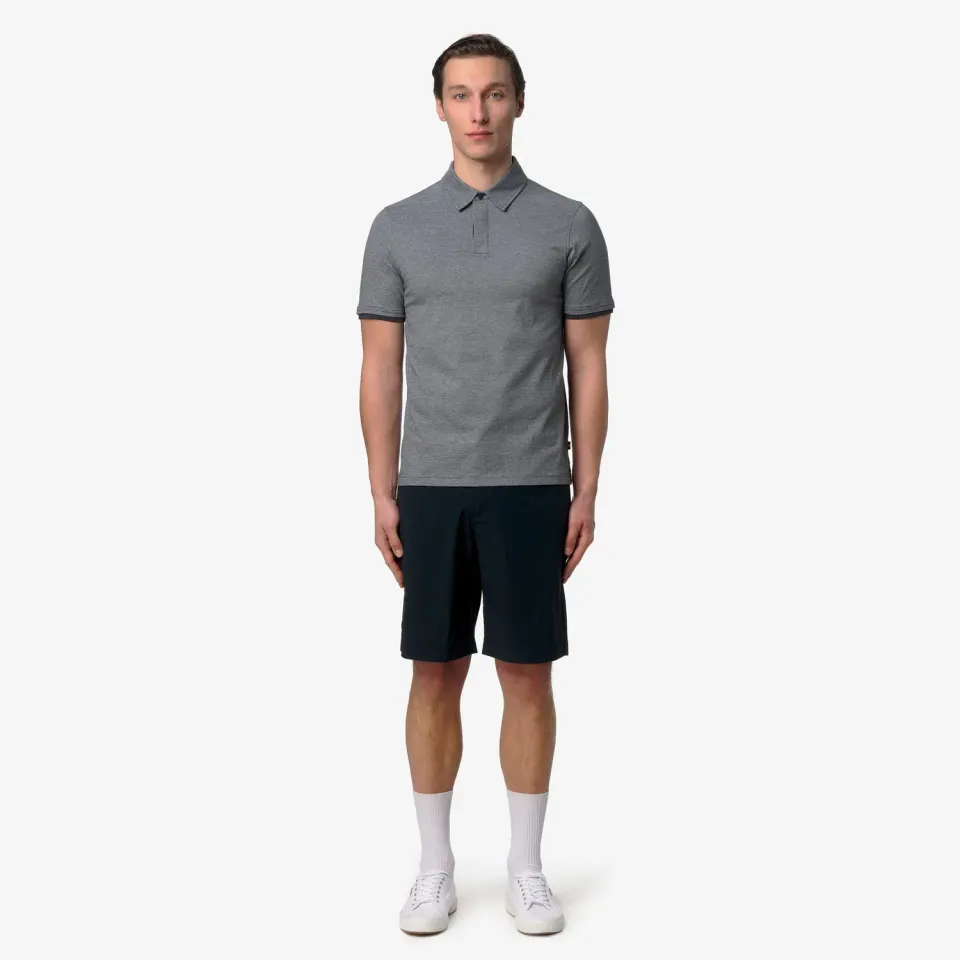 K-Way Vincelle Stretch Co Stripes polo barbati dungi stretch