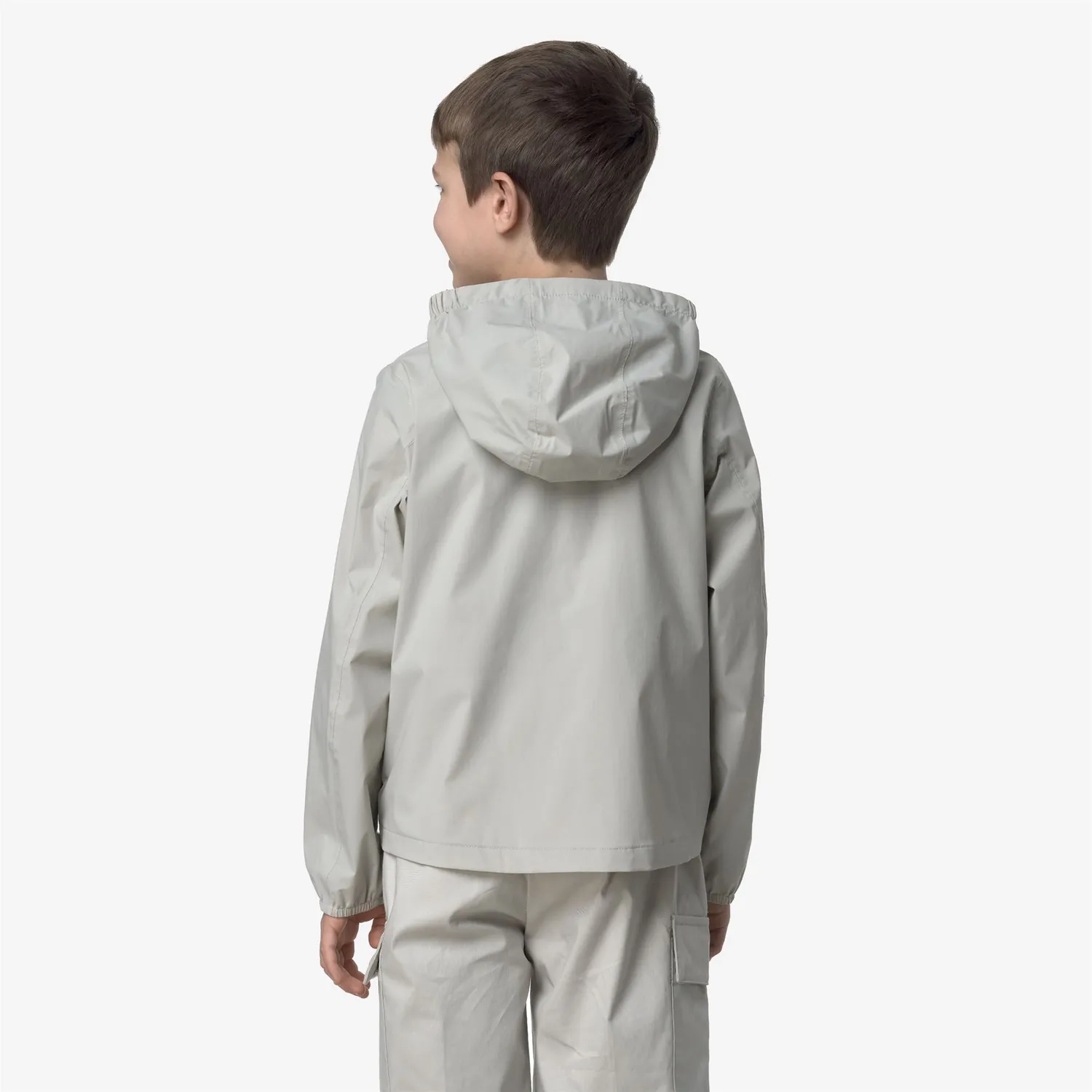 K-Way Jack Stretch Nylon Jersey geaca baieti bej impermeabila