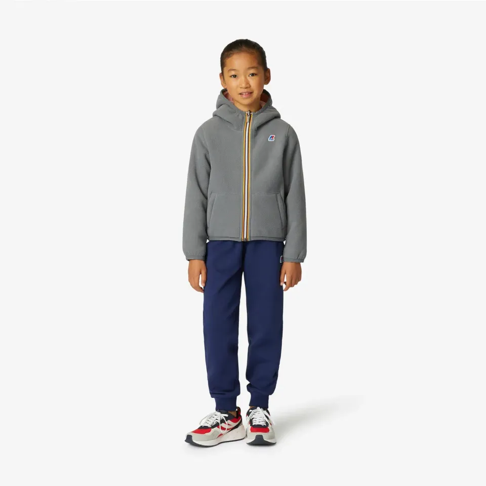 K-Way Lily Polar Double fleece fete gri-roz