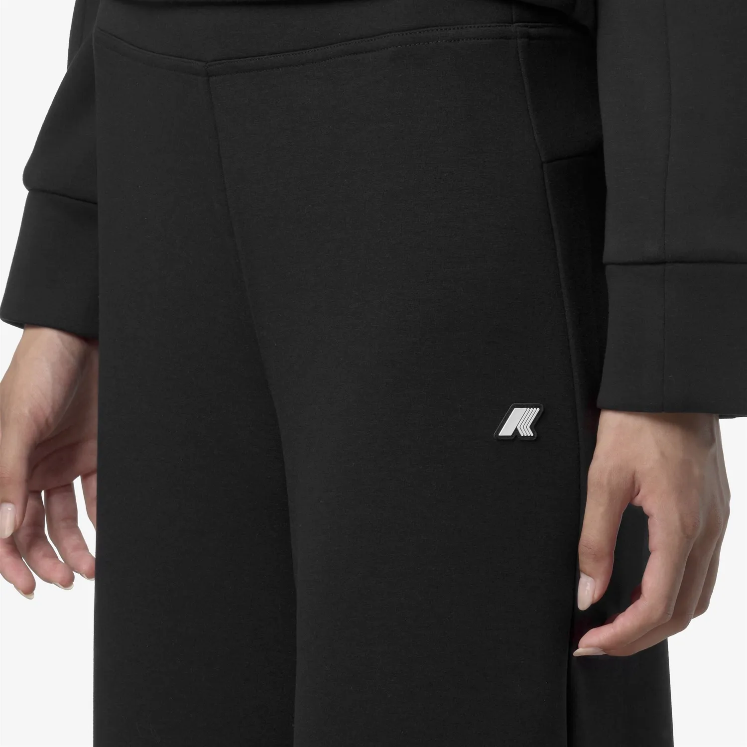 K-Way Loire Light Spacer pantaloni dama negri bumbac
