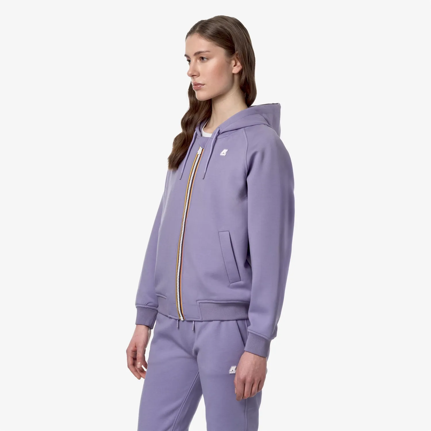K-Way Lydie Light Spacer hanorac dama Violet Glicine cu gluga