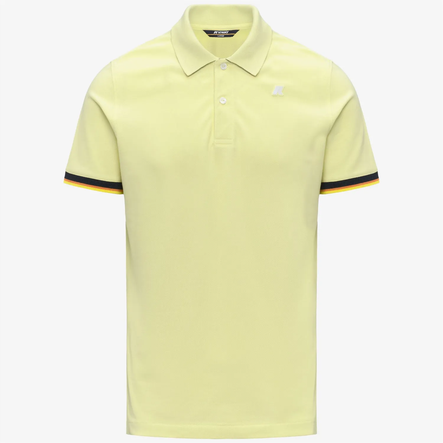 K-Way Vincent Pique Slim polo barbati galben lime