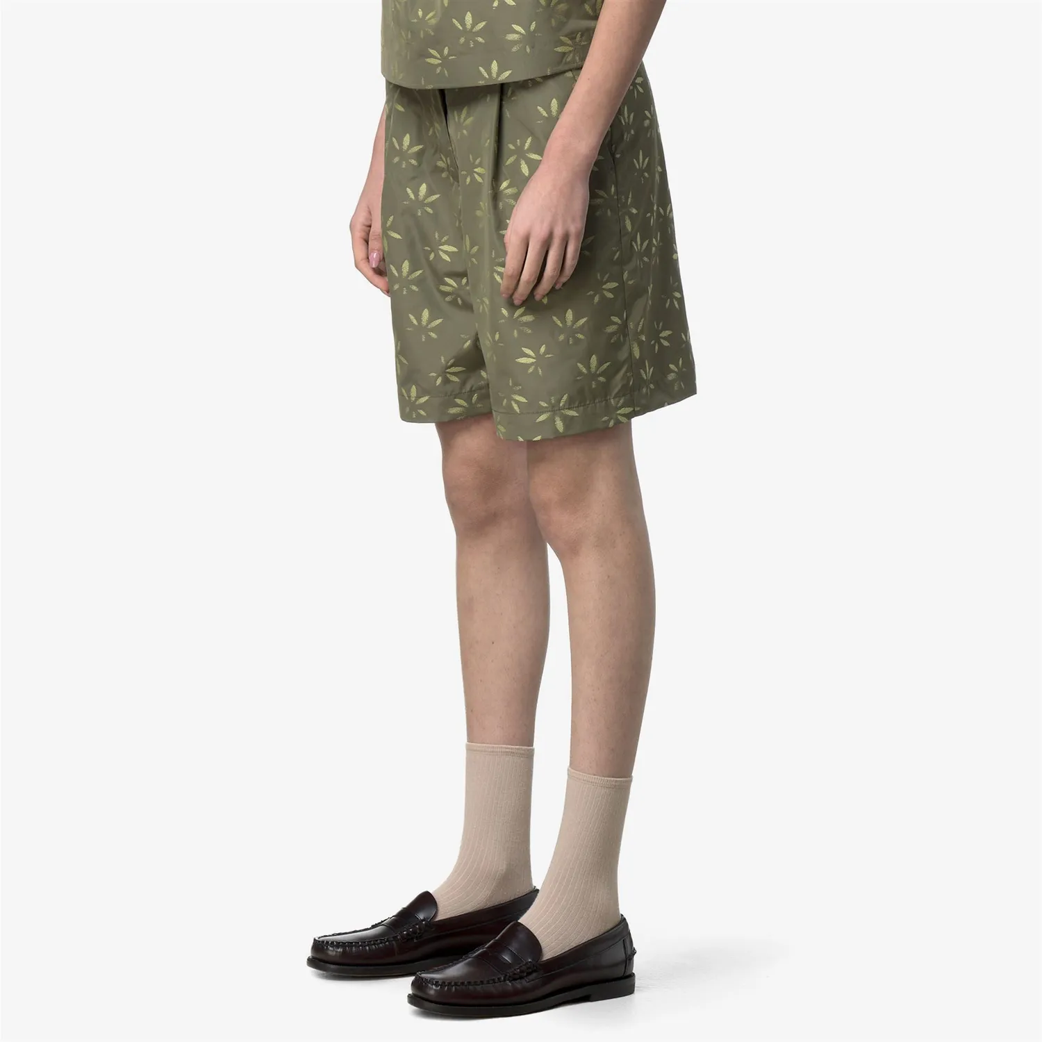 K-Way Larose Emby Jacquard șort damă verde lime