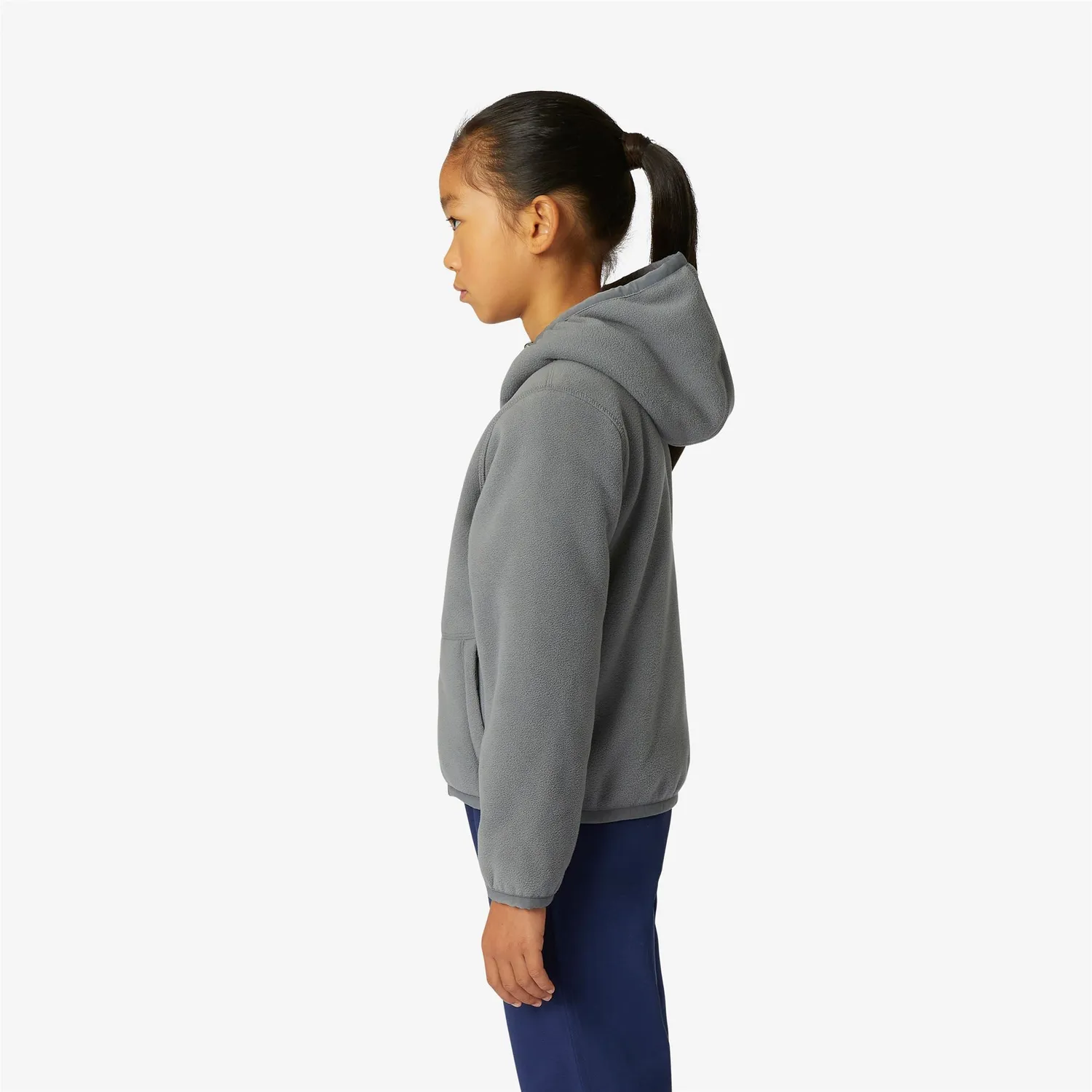 K-Way Lily Polar Double fleece fete gri-roz