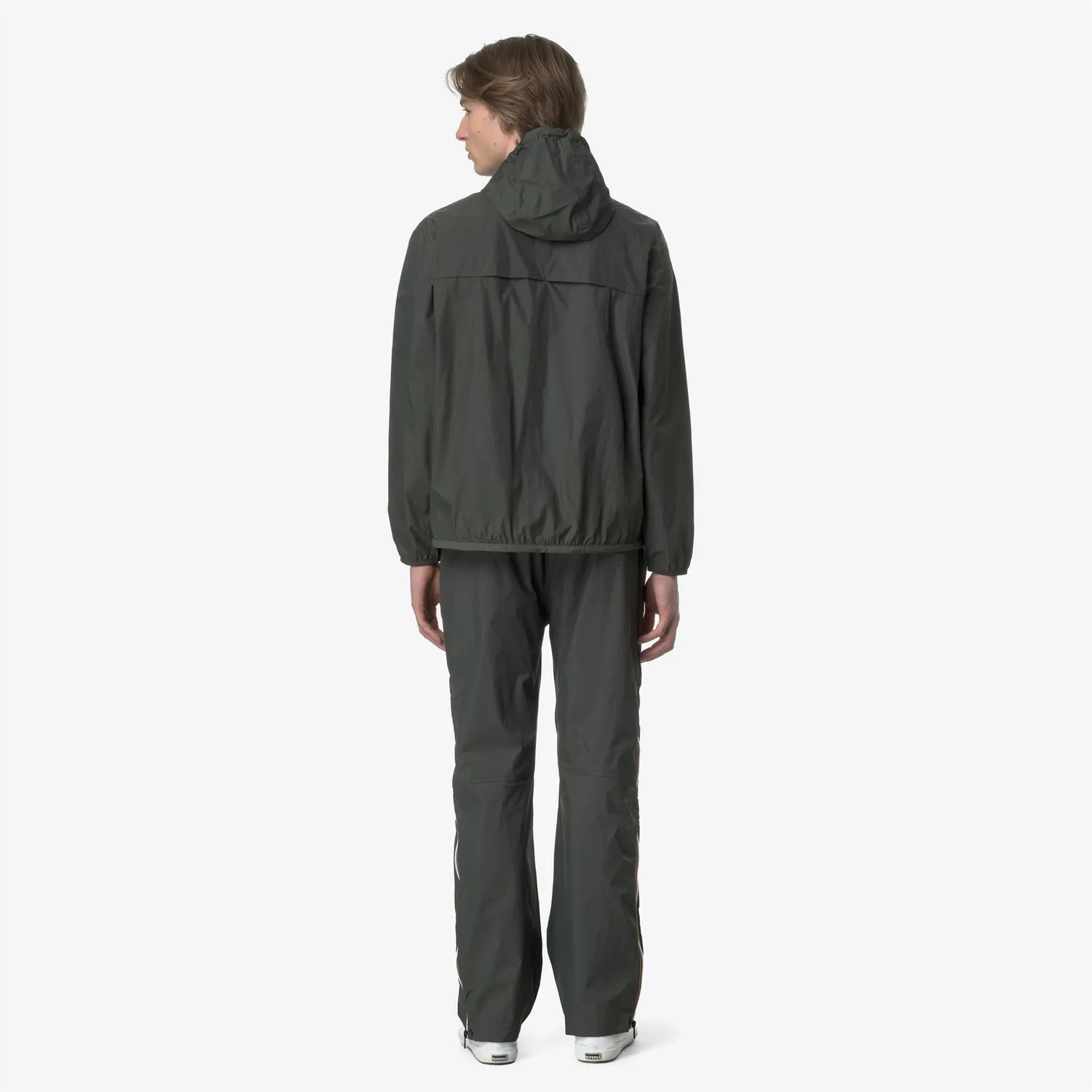 K-Way Le Vrai 4.0 Ethan pantaloni unisex verzi