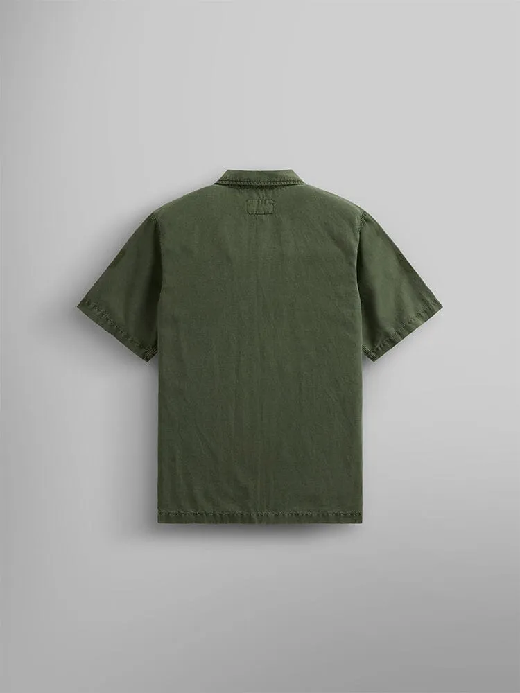 Alpha Industries Washed Fatigue camasa verde OG-107