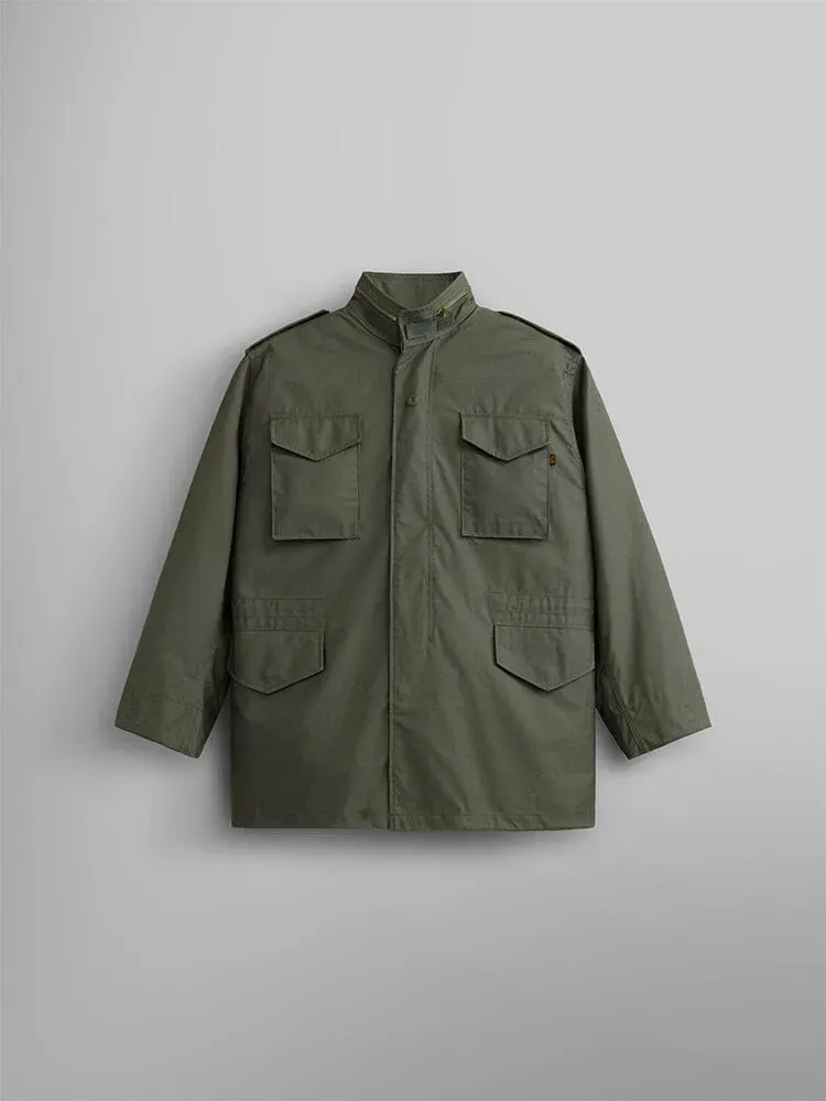 Alpha Industries M-65 geaca field olive lunga pana la coapsa