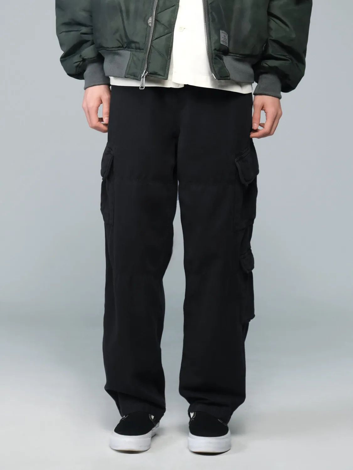 Alpha Industries ACU Cargo pantaloni bumbac negri