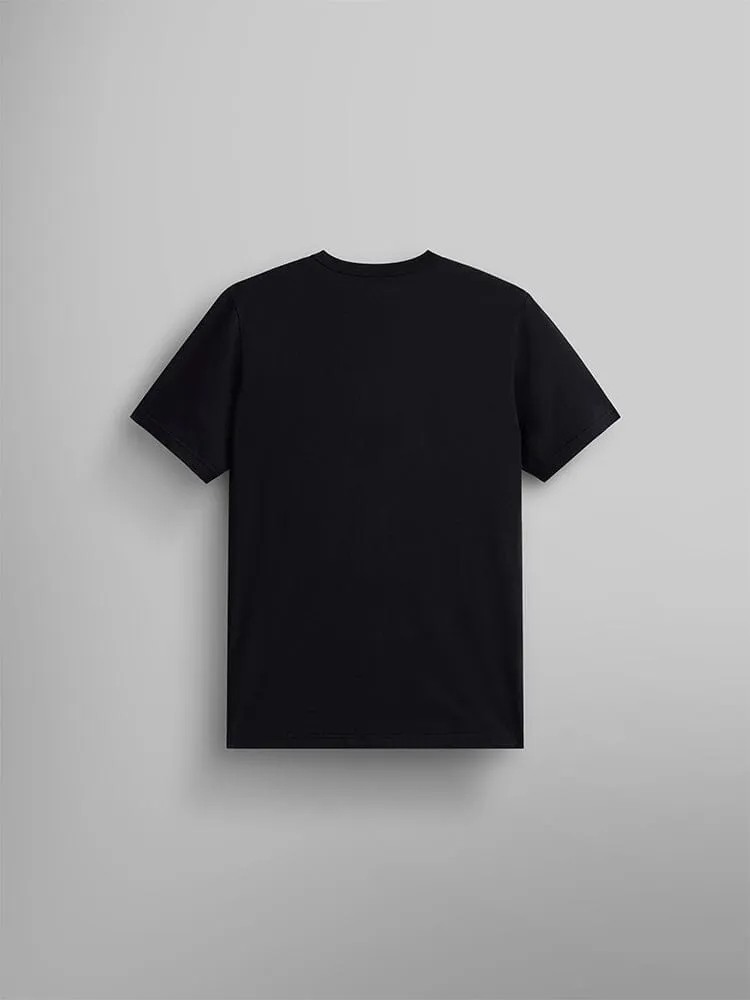 Alpha Industries Warped Label tricou negru bumbac