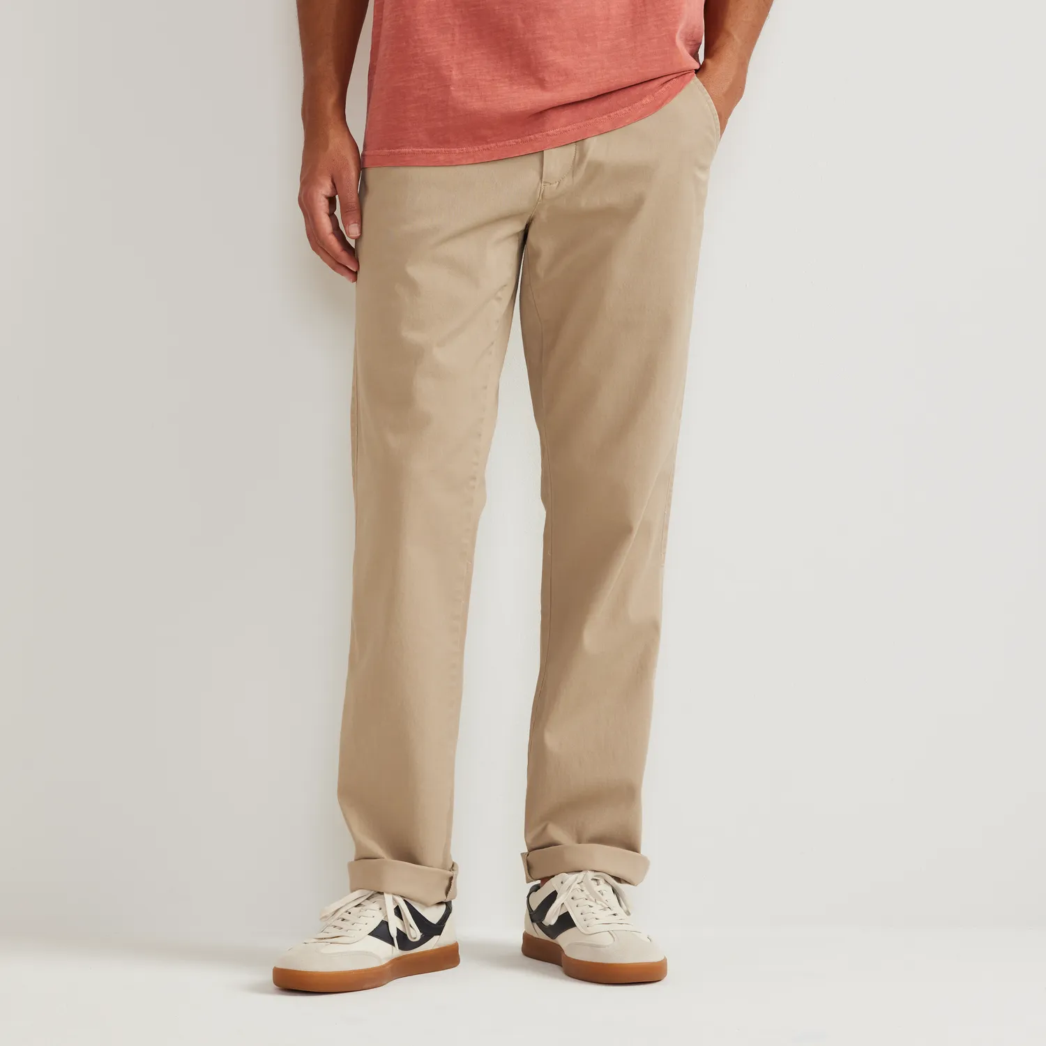 Eddie Bauer Legend Wash pantaloni barbati Dk Sand comozi