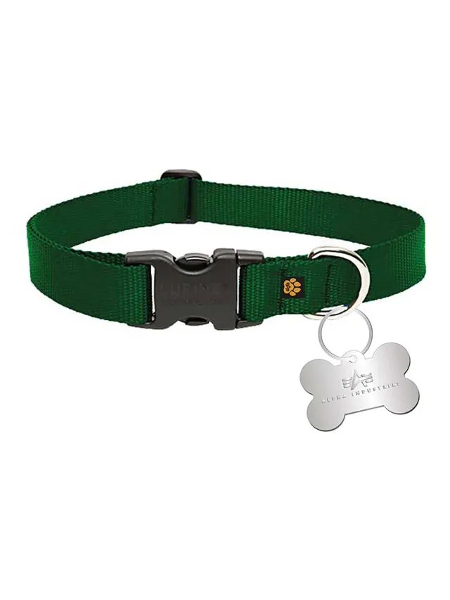 Alpha Industries Basic Dog Tag zgarda caine verde masliniu