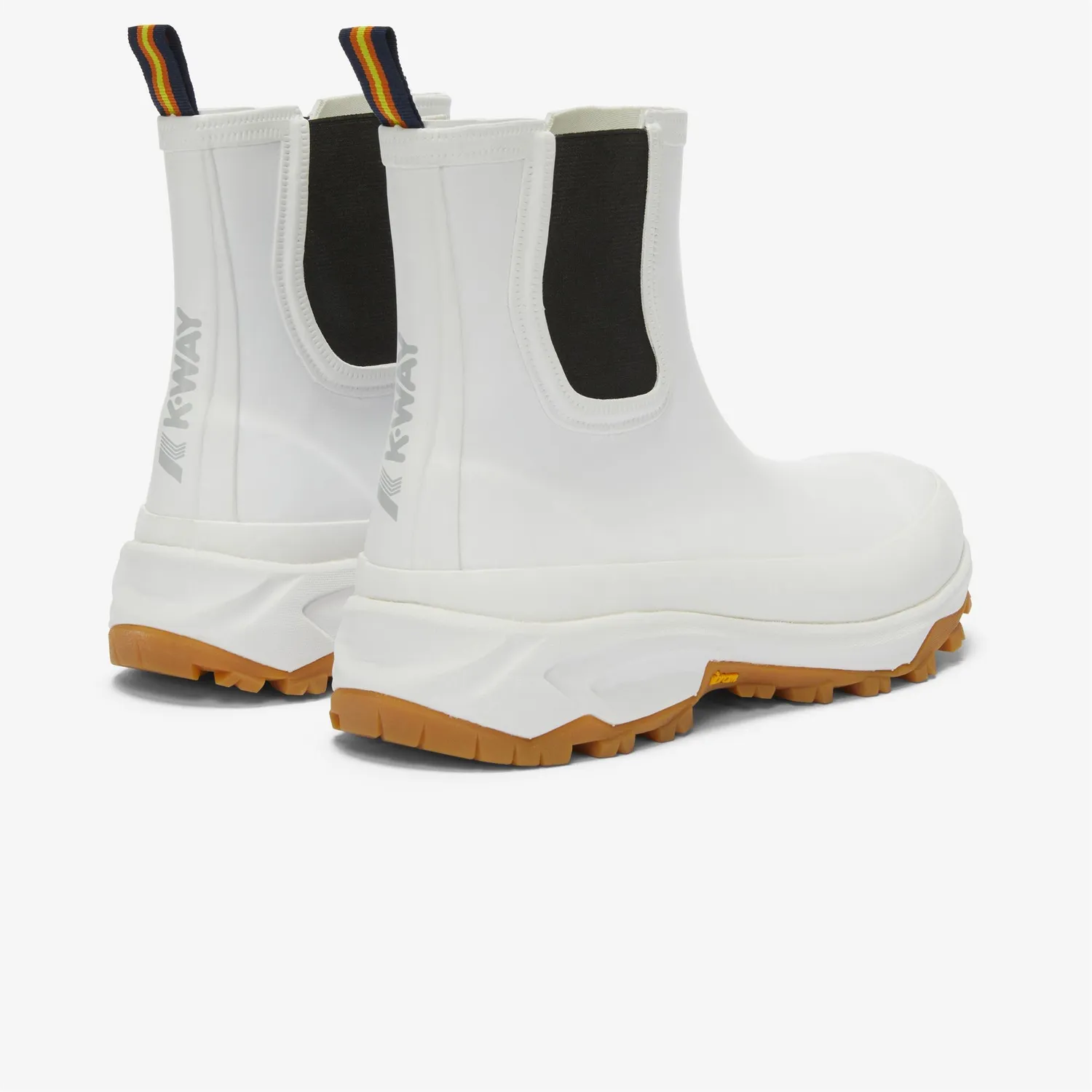 K-Way Raimond cizme ploaie unisex albe cauciuc
