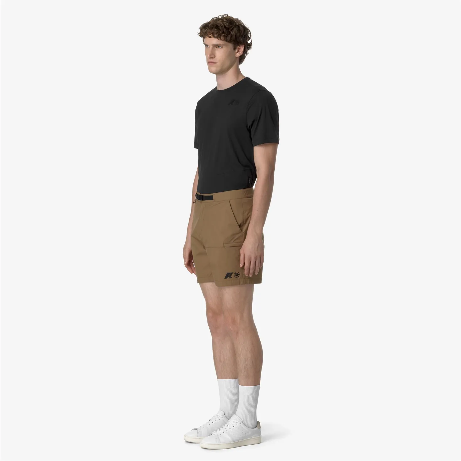 K-Way Taprinne pantaloni scurti barbati maro nylon