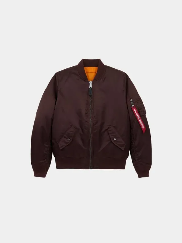 Alpha Industries MA-1 geaca bomber dama neagra reversibila