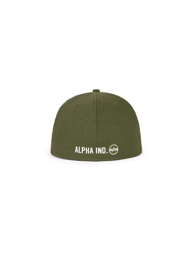 Alpha Industries X New Era 59Fifty sapca maslinie